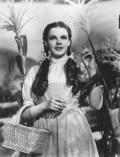 Dorothy, the main character from the novel, The Wizard of Oz.